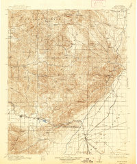 Download a high-resolution, GPS-compatible USGS topo map for Mojave, CA (1938 edition)