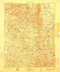 Download a high-resolution, GPS-compatible USGS topo map for Mt Goddard, CA (1912 edition)