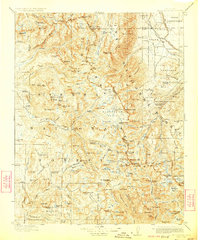 Download a high-resolution, GPS-compatible USGS topo map for Mt Goddard, CA (1923 edition)