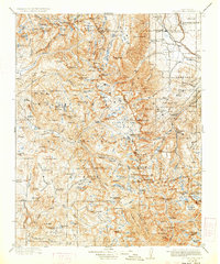 Download a high-resolution, GPS-compatible USGS topo map for Mt Goddard, CA (1933 edition)
