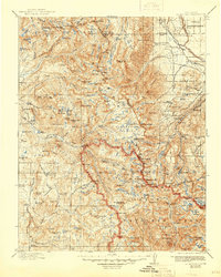 Download a high-resolution, GPS-compatible USGS topo map for Mt Goddard, CA (1945 edition)