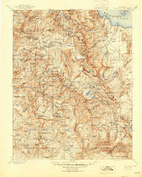 preview thumbnail of historical topo map of Madera County, CA in 1901