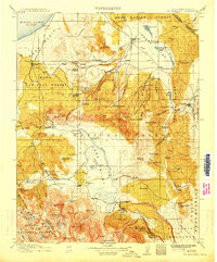preview thumbnail of historical topo map of Mono County, CA in 1914