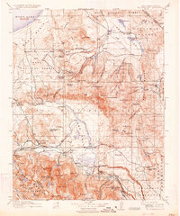 Download a high-resolution, GPS-compatible USGS topo map for Mt Morrison, CA (1934 edition)