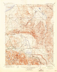 preview thumbnail of historical topo map of Mono County, CA in 1914