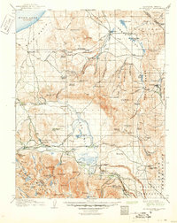 Download a high-resolution, GPS-compatible USGS topo map for Mt Morrison, CA (1914 edition)