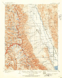 Download a high-resolution, GPS-compatible USGS topo map for Mt Whitney, CA (1954 edition)