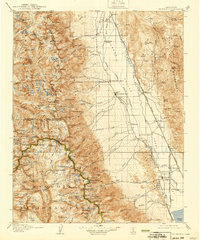 Download a high-resolution, GPS-compatible USGS topo map for Mt Whitney, CA (1939 edition)