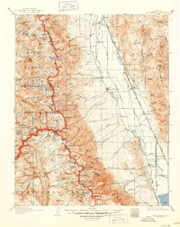 Download a high-resolution, GPS-compatible USGS topo map for Mt Whitney, CA (1950 edition)
