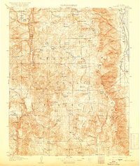 1907 Map of Olancha, CA, 1919 Print