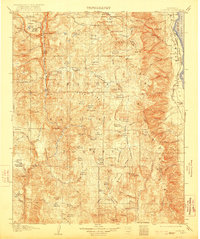 1907 Map of Olancha, CA, 1922 Print