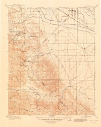 1913 Map of San Benito County, CA, 1948 Print