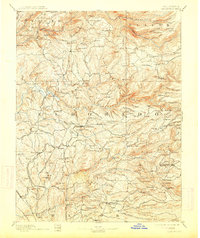 1893 Map of Placerville, CA, 1913 Print