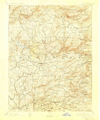 preview thumbnail of historical topo map of Placerville, CA in 1893