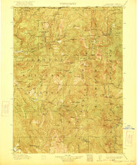 1922 Map of Preston Peak