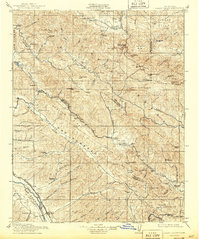 1915 Map of San Benito County, CA, 1943 Print