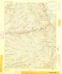 1891 Map of Pyramid Peak