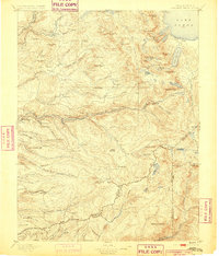 1895 Map of Pyramid Peak