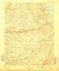 Download a high-resolution, GPS-compatible USGS topo map for Pyramid Peak, CA (1909 edition)