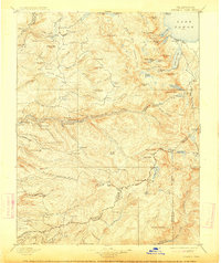 Download a high-resolution, GPS-compatible USGS topo map for Pyramid Peak, CA (1913 edition)