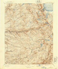 Download a high-resolution, GPS-compatible USGS topo map for Pyramid Peak, CA (1940 edition)