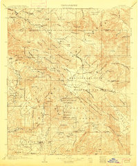1903 Map of Aguanga, CA, 1911 Print