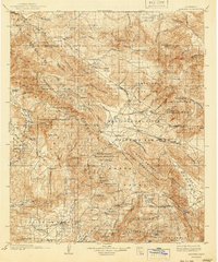 1903 Map of Ramona, CA, 1941 Print
