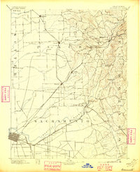 1892 Map of Sacramento