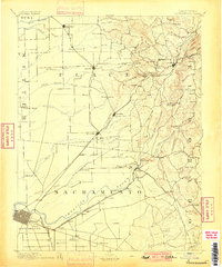 1893 Map of Sacramento, 1900 Print