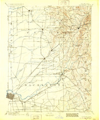 1892 Map of Sacramento