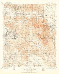 Download a high-resolution, GPS-compatible USGS topo map for San Jacinto, CA (1950 edition)