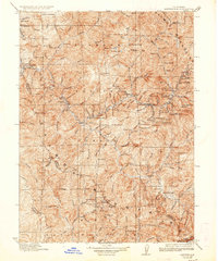 Download a high-resolution, GPS-compatible USGS topo map for Sawyers Bar, CA (1936 edition)