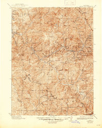 preview thumbnail of historical topo map of Siskiyou County, CA in 1923