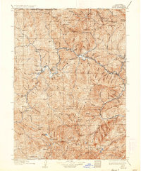 Download a high-resolution, GPS-compatible USGS topo map for Seiad, CA (1936 edition)