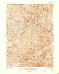 Download a high-resolution, GPS-compatible USGS topo map for Seiad, CA (1945 edition)