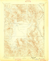 1894 Map of Sierraville, 1899 Print