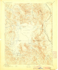 1894 Map of Sierraville, 1903 Print