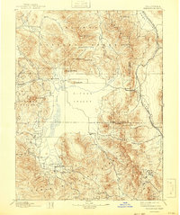 1894 Map of Sierraville, 1942 Print