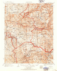 Download a high-resolution, GPS-compatible USGS topo map for Tehipite, CA (1953 edition)