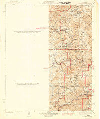 Download a high-resolution, GPS-compatible USGS topo map for Tobias Peak, CA (1943 edition)