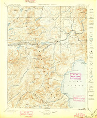 1895 Map of Truckee, CA, 1897 Print
