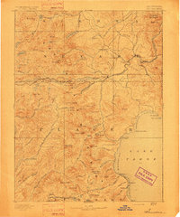 1893 Map of Truckee, CA