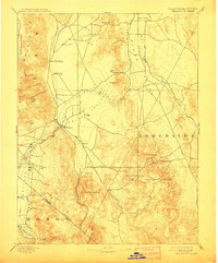 1893 Map of Mineral County, NV, 1911 Print