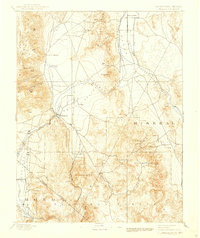 preview thumbnail of historical topo map of Mono County, CA in 1893
