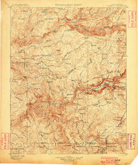 1900 Map of Yosemite