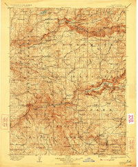 Download a high-resolution, GPS-compatible USGS topo map for Yosemite, CA (1923 edition)