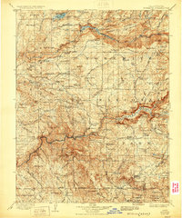 Download a high-resolution, GPS-compatible USGS topo map for Yosemite, CA (1929 edition)