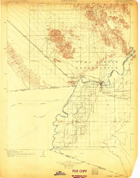 preview thumbnail of historical topo map of Yuma, AZ in 1905
