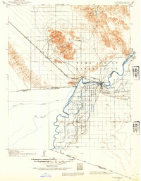 Download a high-resolution, GPS-compatible USGS topo map for Yuma, CA (1954 edition)