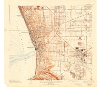 Download a high-resolution, GPS-compatible USGS topo map for Torrance, CA (1942 edition)